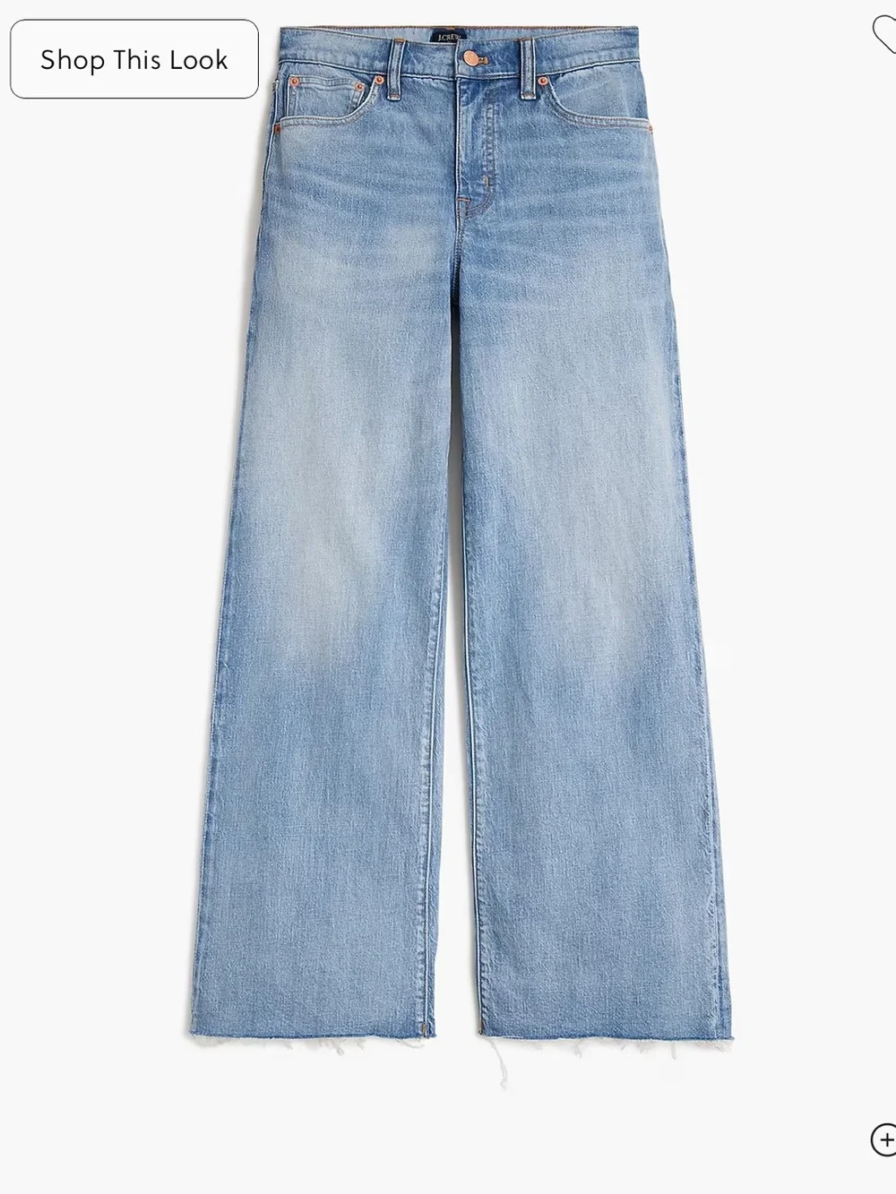 J Crew Slim Wide Crop Jeans - Size 24